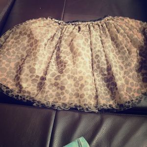 Kids leopard skirt